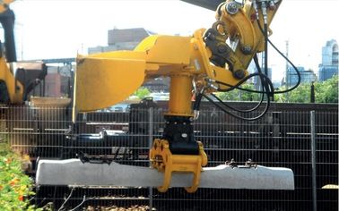 High Performance Hydraulic Trencher Rail Attachments High Construction Efficiency