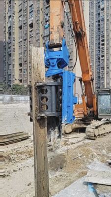 Unmatched Efficiency with Side Grip Pile Driver Perfect for Construction Projects