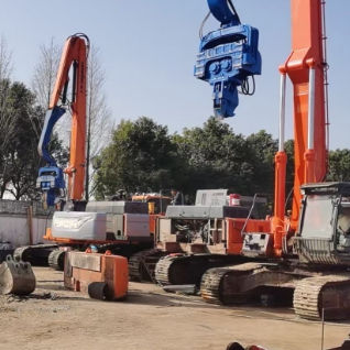 High-Efficiency Pile Hammer for 12m Steel Piles: Specialized Solar Pile Driver