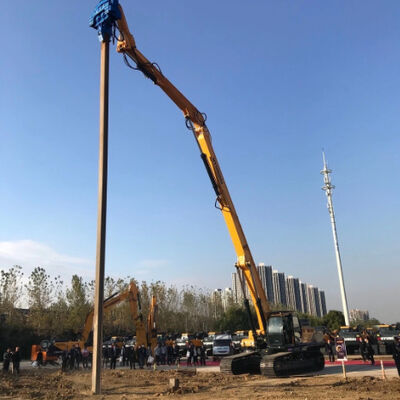 Hydraulic Sheet Pile Hammer Driver - Excavator-Mounted & High-Efficiency For Construction