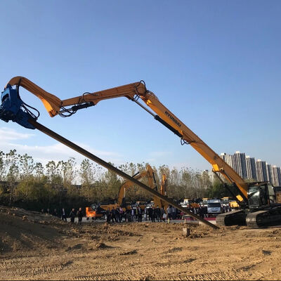 Heavy-Duty Pile Driver for 21m Deep Foundation Projects