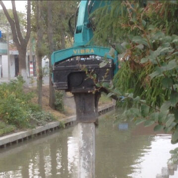 Accurate Vibratory Pile Driver | Compact Structure Delivers Exceptional Piling Speed