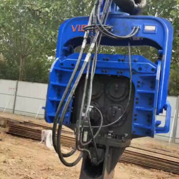 Pile Driver : High Centrifugal Force & Fast Extraction | Four Eccentric Model For 48-52 Tons