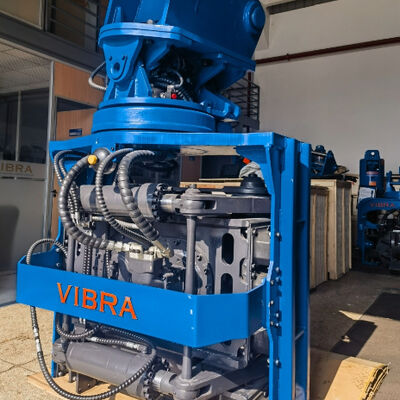 Side Grip Pile Driver SV-400 | 656KN Hydraulic Hammer for Tight Spaces