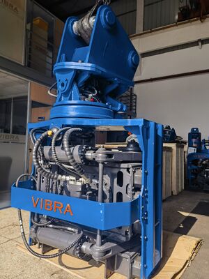 Heavy-Duty SV400 Hydraulic Side Grip Pile Driver for Infrastructure