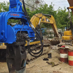 18m Piling Capacity Pile Driver - 750kg Arm Excavator Mounted, Precision Piling & Quick Setup