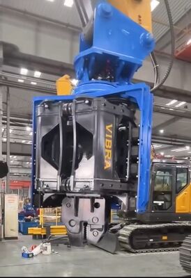 SV-400 Side Grip Pile Driver For 32-40 Ton Excavators  558kN Force & Wide Frequency Range