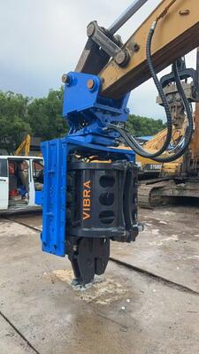 High Quality SV-400 From Exporters Side Grip Pile Driver With Compact Structure For Confined Spaces