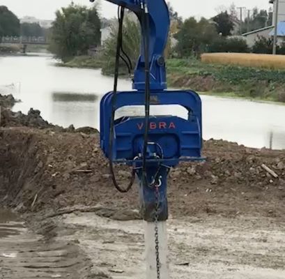 Pile Driver - 8m Depth & High-Speed Vibration for Excavators