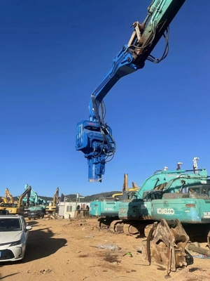 Cement Coated Pile Driving Hydraulic Vibrating Hammer For Construction Projects