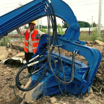 Universal Flexible Mounted Pile Driver - 15m Sheet Piling With Easy Installation And Wide Compatibility