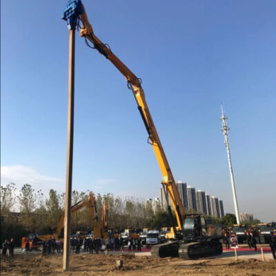 24M Sheet Pile Driver - Heavy Vibro Hammer & Imported Core Component Reliability