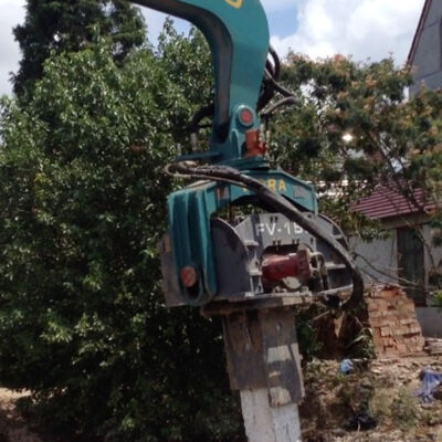 Accurate Vibratory Pile Driver | Compact Structure Delivers Exceptional Piling Speed