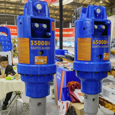 Taladro de la perforación de la tierra del enfriado por aceite para 24 - 50 toneladas de excavador