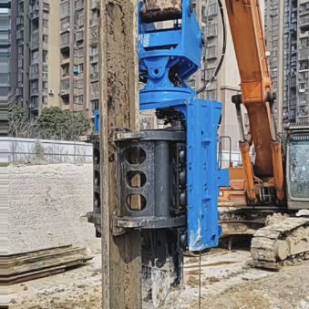 Restricted Authorization Side Mounted Pile Driver Piling Machine Designed for Tough Construction Projects and Long Lasting
