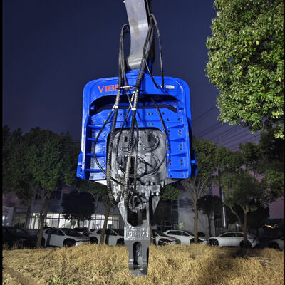 Potente martinete para excavadoras: profundidad máxima de 24 m y rendimiento versátil