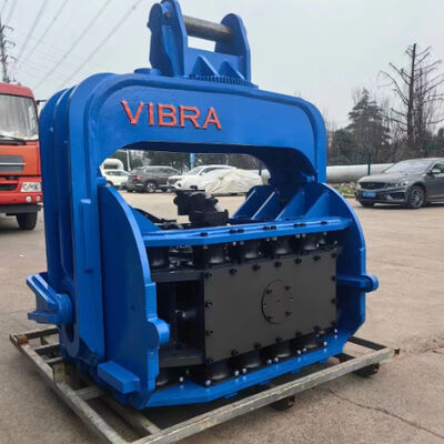 Martillo de fuerza máxima de 1500 kN en chasis eléctrico integrado de cuatro ruedas