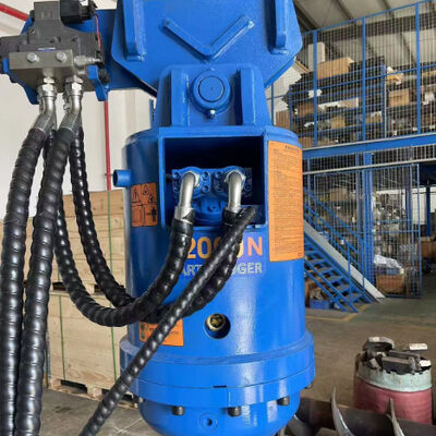 Barrena de tierra de alto torque para excavadoras: perforación de 7 metros de profundidad y máxima potencia de salida