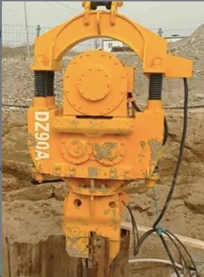 DZ120A Piloto eléctrico de pilas vibratorias Entornos sensibles al aire libre y control de frecuencia de impacto ajustable para pilas de 600-2000 mm