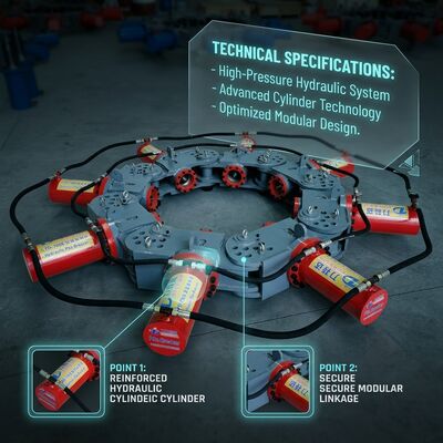 SP-1200 Rompedor de pilas hidráulicas modulares de trabajo pesado de alta productividad Demolición estática para pilas de 600-3000 mm