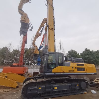 10M excavador Mounted Pile Driver en la condición dura del suelo
