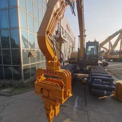 2500rpm excavador hidráulico Mounted Pile Driver para la profundidad que llena de los 8m